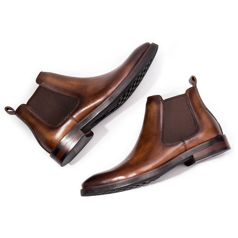 Head Leather Business Shoe