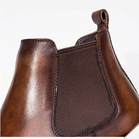 Head Leather Business Shoe