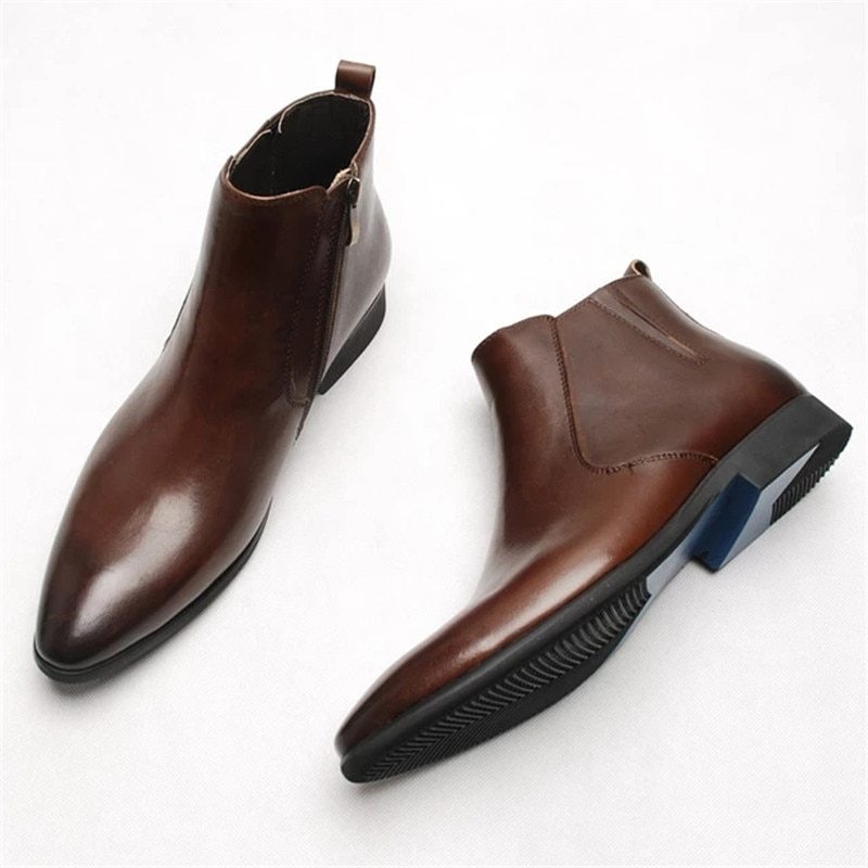Head Leather Business Shoe