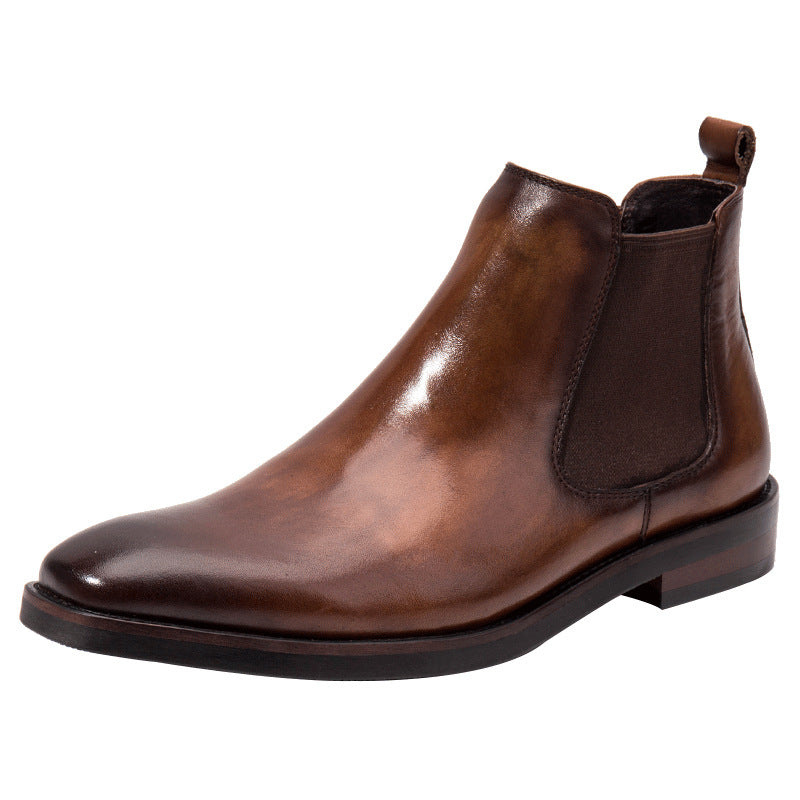 Head Leather Business Shoe