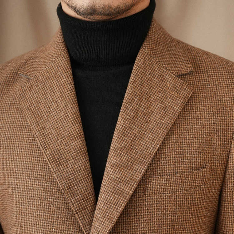 Wool Vintage Coat For Men