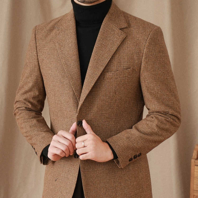 Wool Vintage Coat For Men