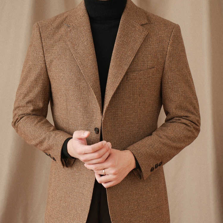 Wool Vintage Coat For Men